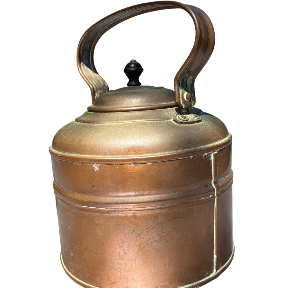 Copper Kettle Revere Ware Vintage READ cottage farmhouse decor retro country